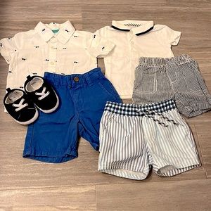 Boy Preppy Shorts Outfits, Shoes & Baby Gap Swim